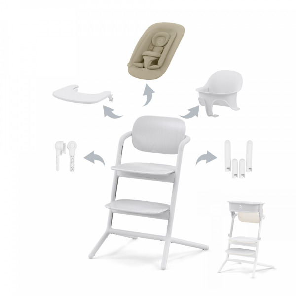 CYBEX Gold Lemo etetszk 5in1 - All White